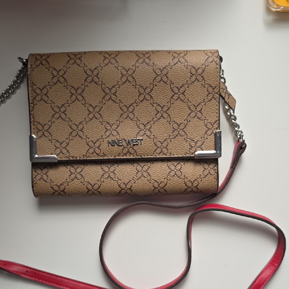 Tan and Red Women's Bag Nine West